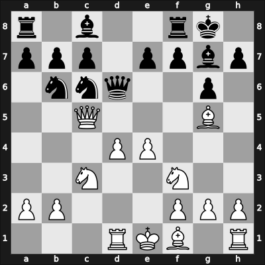 1969 Monte Carlo – Round 1 – Bronstein, David I – 1/2-1/2 – Gheorghiu, Florin – G20