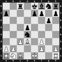 1969 Monte Carlo – Round 1 – Rossolimo, Nicolas – 1-0 – Bronstein, Daniel E – G32
