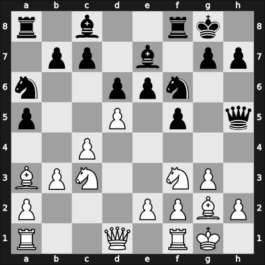 1969 Monte Carlo – Round 1 – Portisch, Lajos – 1-0 – Rossolimo, Nicolas – G43
