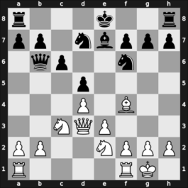1969 Monte Carlo – Round ? – Lombardy, William J – 1/2-1/2 – Benko, Pal – G49
