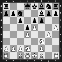 1969 Moscow – Round 1 – Chaplinsky, Edgar – 1/2-1/2 – Volovich, Anatoly – G8