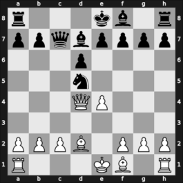 1969 Moscow RUS – Round 15 – Gufeld, Eduard – 0-1 – Savon, Vladimir A – G6