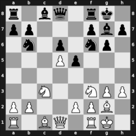 1969 Moskou ch-URS – Round 1 – Lutikov, Anatoly S – 1-0 – Zaitsev, Igor A – G62