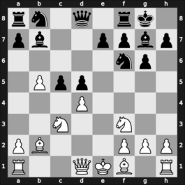 1969 Moskou ch-URS – Round 1 – Petrosian, Tigran A. – 1/2-1/2 – Tukmakov, Vladimir B – G79