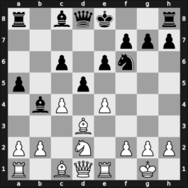 1969 Moskou ch-URS – Round 1 – Geller, Efim P – 1/2-1/2 – Vasiukov, Evgeni – G115