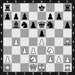 1969 Moskou ch-URS – Round 1 – Kupreichik, Viktor D – 1/2-1/2 – Kholmov, Ratmir D – G175