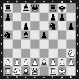 1969 Moskou ch-URS – Round 1 – Platonov, Igor V – 1-0 – Geller, Efim P – G176