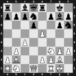 1969 Moskou ch-URS – Round 1 – Kholmov, Ratmir D – 1-0 – Gufeld, Eduard – G211