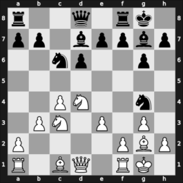 1969 Moskou ch-URS – Round 1 – Gufeld, Eduard – 1/2-1/2 – Zaitsev, Igor A – G214