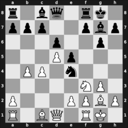 1969 Netanya – Round 2 – Yanofsky, Daniel Abraham – 1/2-1/2 – Kavalek, Lubomir – G14