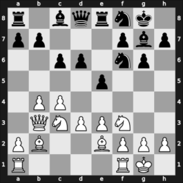 1969 Netanya – Round 2 – Benko, Pal – 1/2-1/2 – Kraidman, Yair – G15