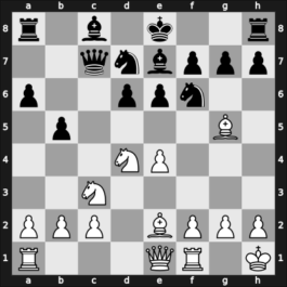 1969 Netanya – Round 7 – Domnitz, Zadok – 1/2-1/2 – Saidy, Anthony – G50