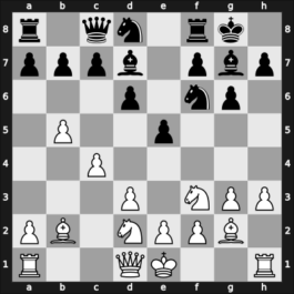 1969 Netanya – Round 10 – Kagan, Shimon – 1/2-1/2 – Benko, Pal – G69