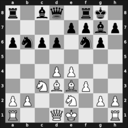 1969 Netanya – Round 11 – Yanofsky, Daniel Abraham – 1/2-1/2 – Saidy, Anthony – G72