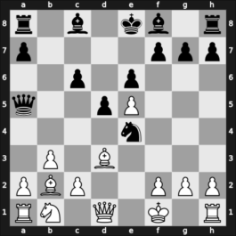 1969 Netanya – Round 11 – Czerniak, Moshe – 1/2-1/2 – Benko, Pal – G73