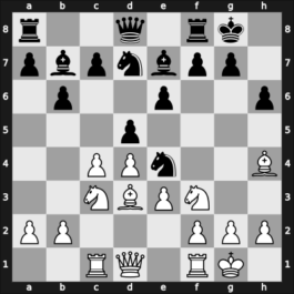 1969 New York ch-USA – Round 3 – Reshevsky, Samuel – 1-0 – Lombardy, William J – G12