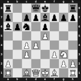 1969 New York ch-USA – Round 8 – Burger, Kim – 0-1 – Bisguier, Arthur B – G39