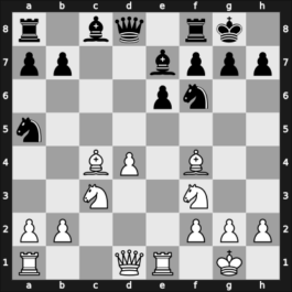 1969 New York ch-USA – Round 9 – Bisguier, Arthur B – 1/2-1/2 – Mednis, Edmar J – G48
