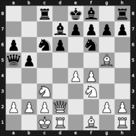 1969 Novi Travnik ch YUG – Round 7 – Matanovic, Aleksandar – 1-0 – Ivanovic, Bozidar – G5