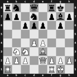 1969 Novi Travnik ch YUG – Round 15 – Matanovic, Aleksandar – 1/2-1/2 – Marangunic, Srdjan – G13