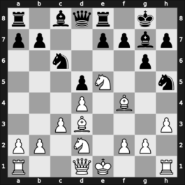 1969 Olot – Round 7 – Bellon Lopez, Juan Manuel – 1/2-1/2 – Pomar Salamanca, Arturo – G26