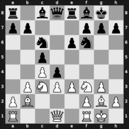 1969 POL Ch 26th – Round 11 – Dobrzynski, Wojciech – 1/2-1/2 – Grabczewski, Romuald – G51
