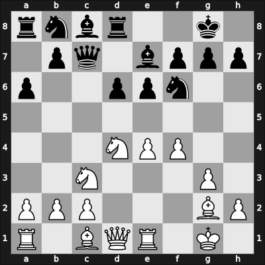 1969 Palma de Mallorca – Round 2 – Damjanovic, Marko – 1/2-1/2 – Panno, Oscar – G23