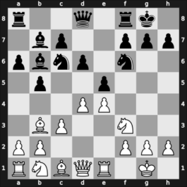 1969 Palma de Mallorca – Round 3 – Unzicker, Wolfgang – 1/2-1/2 – Szabo, Ladislav – G36