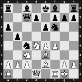 1969 Palma de Mallorca – Round 4 – Penrose, Justin – 0-1 – Najdorf, Miguel – G41
