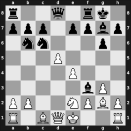 1969 Palma de Mallorca – Round 4 – Korchnoi, Viktor – 1-0 – Unzicker, Wolfgang – G45