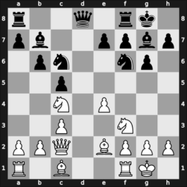 1969 Palma de Mallorca – Round 5 – Petrosian, Tigran A. – 1-0 – Mecking, Henrique – G47