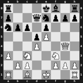1969 Palma de Mallorca – Round 8 – Damjanovic, Marko – 1/2-1/2 – Petrosian, Tigran A. – G75