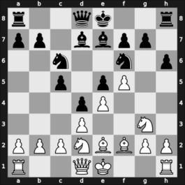 1969 Pointe-Claire ch CAN – Round 10 – Coudari, Camille – 1/2-1/2 – Schulman, Mark – G13