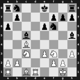 1969 Rubinstein Memorial – Round 7 – Ivkov, Borislav – 1-0 – Bagirov, Vladimir – G39