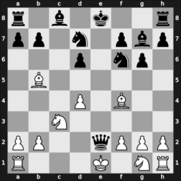 1969 Rubinstein Memorial – Round 9 – Adamski, Jan – 1/2-1/2 – Hennings, Artur – G44