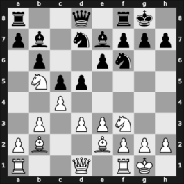 1969 San Juan – Round 1 – Colon Romero, Arturo – 0-1 – Bisguier, Arthur B – G3