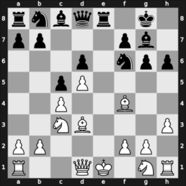 1969 San Juan – Round 12 – Bisguier, Arthur B – 1/2-1/2 – Kavalek, Lubomir – G78