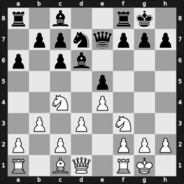 1969 Sarajevo 12th – Round 3 – Damjanovic, Marko – 1/2-1/2 – Gliksman, Darko – G6