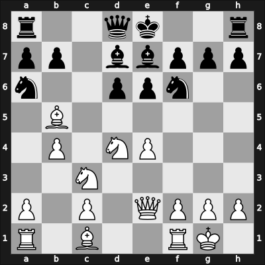 1969 Schwerin – Round 1 – Schoeneberg, Manfred – 1/2-1/2 – Malich, Burkhard, Dr. – G21
