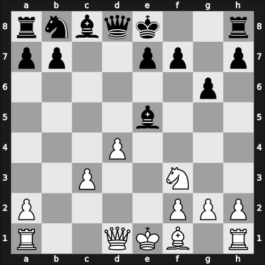 1969 Schwerin – Round 11 – Hennings, Artur – 1/2-1/2 – Baumbach, Friedrich, Dr. – G83