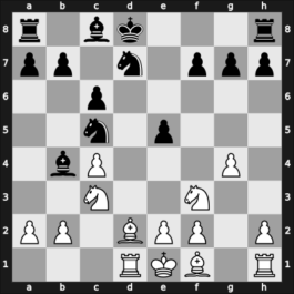 1969 Skopje – Round 1 – Hort, Vlastimil – 1/2-1/2 – Ciocaltea, Victor – G3