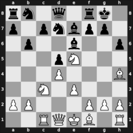 1969 Skopje – Round 1 – Hort, Vlastimil – 1/2-1/2 – Ostojic, Predrag – G5
