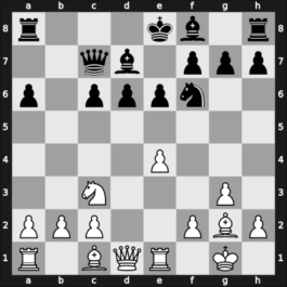 1969 Skopje – Round 1 – Janosevic, Dragoljub – 0-1 – Matulovic, Milan – G14