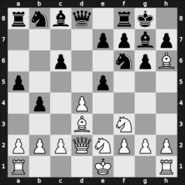 1969 Skopje – Round 1 – Nicevski, Risto – 1/2-1/2 – Smyslov, Vladimir – G20