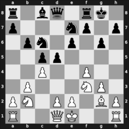 1969 Skopje Skopje MKD – Round ? – Kholmov, Ratmir D – 1/2-1/2 – Matulovic, Milan – G1