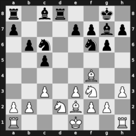 1969 Sweden – Round 1 – Ek, Hans – 1/2-1/2 – Bech Johansson, Amadeus – G20