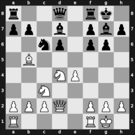 1969 Tbilisi – Round 1 – Suetin, Alexey S – 1/2-1/2 – Gurgenidze, Bukhuti – G3