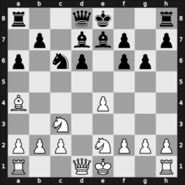 1969 Tbilisi – Round ? – Bronstein, David I – 0-1 – Gufeld, Eduard – G25