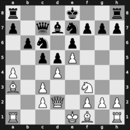 1969 URS Ch sf – Round ? – Tukmakov, Vladimir B – 1/2-1/2 – Bronstein, David I – G18