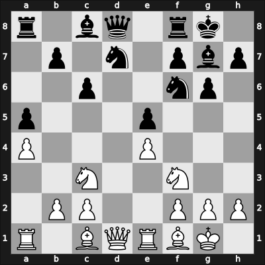 1969 URS Team Ch – Round ? – Taimanov, Mark E – 1/2-1/2 – Gipslis, Aivars – G20